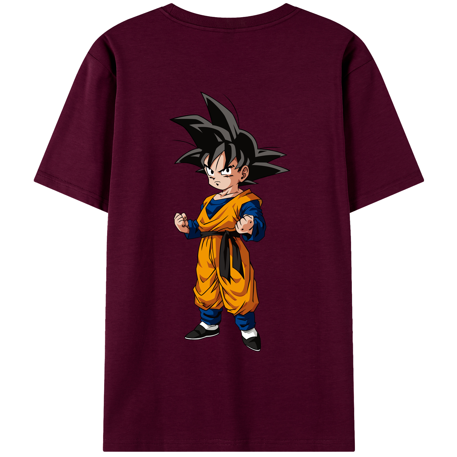 （画像用） ドラゴンボール 孫悟空（そん ごくう）Son Goku カカロット DRAGON BALL Kakarotto レディース半袖Tシャツ(バックプリント)
